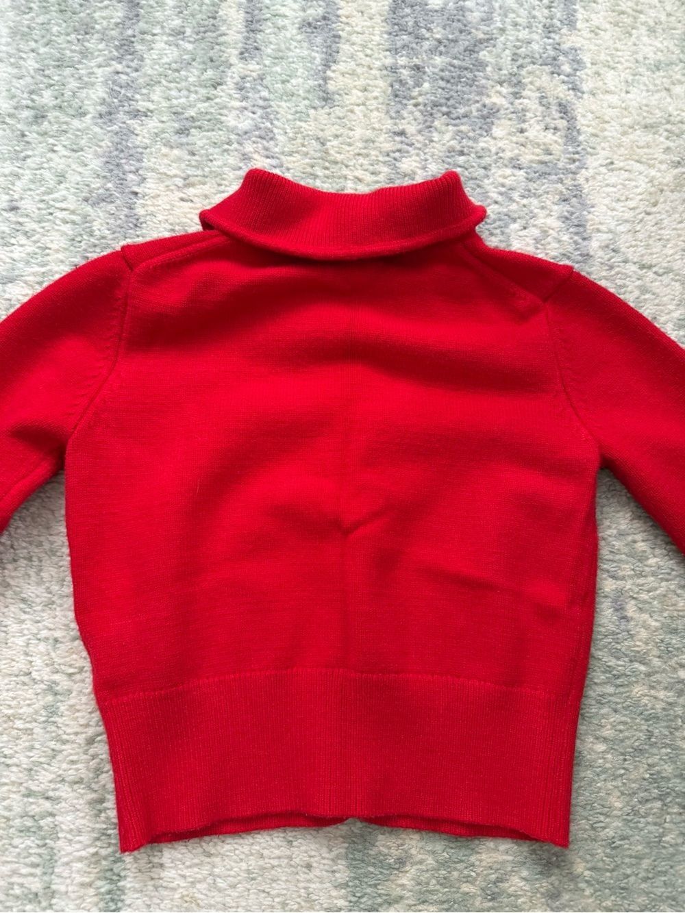 Zara Red Ribbed Knit Top - Picture 5 of 5